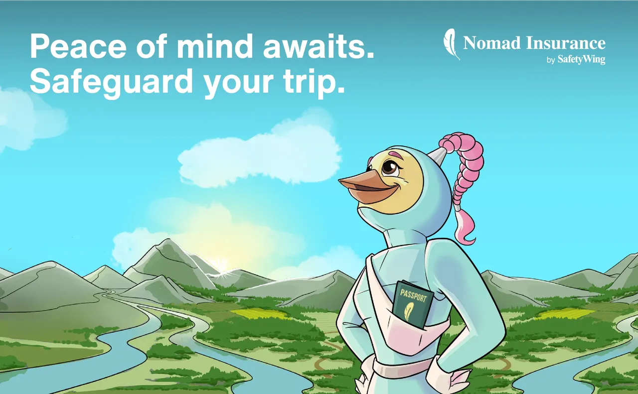 SafetyWing Nomad Insurance member traveling abroad