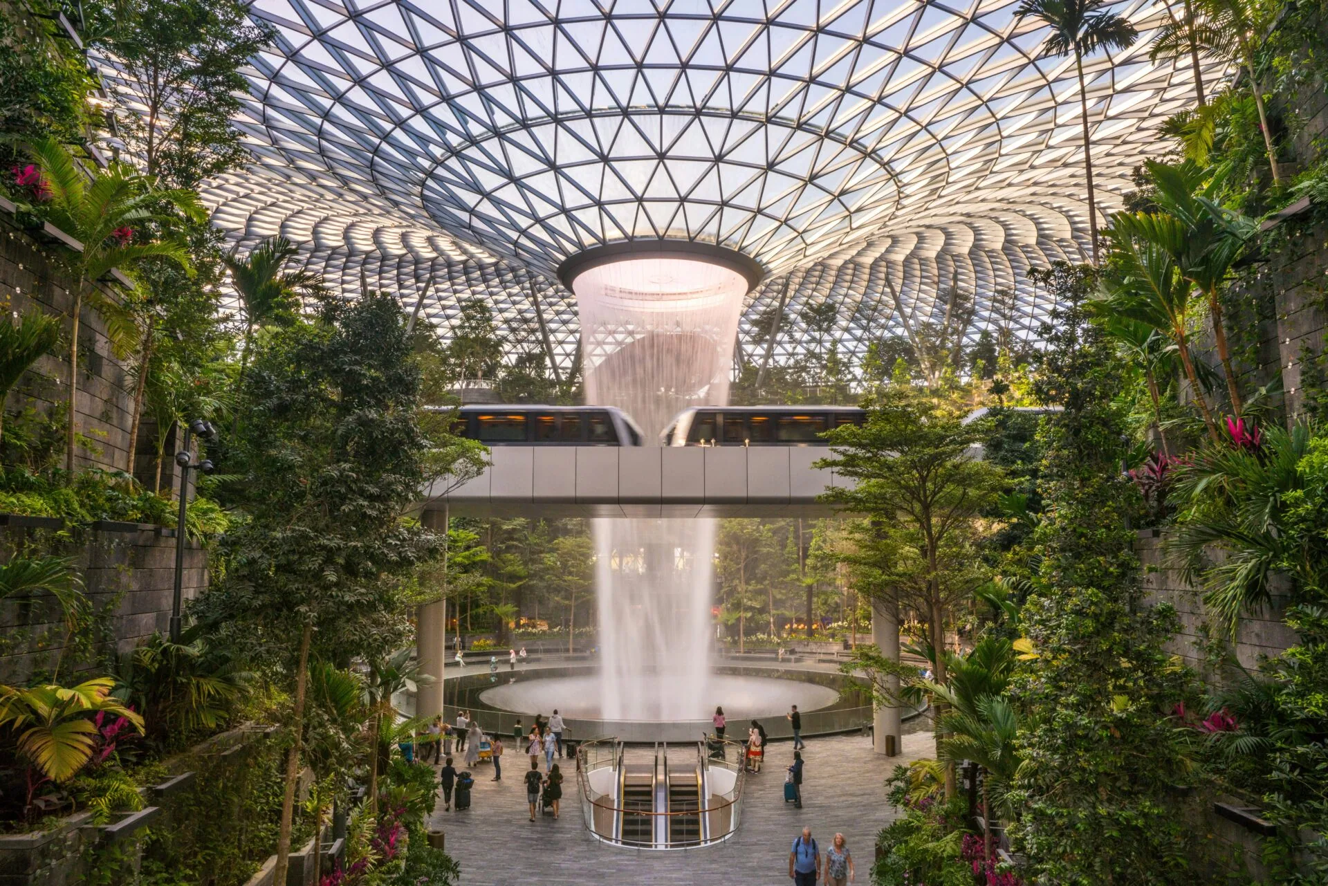 Changi Airport departure terminal, Singapore