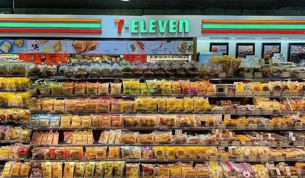 International supermarket in Bangkok with imported labeled food products