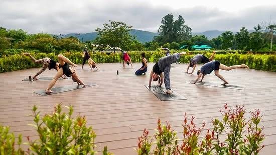 Yoga retreat in Pai, northern Thailand mountains